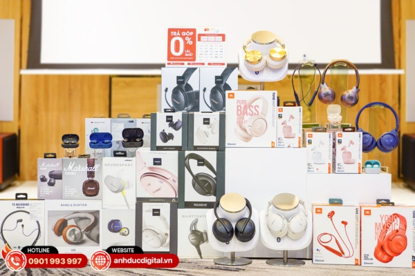 Mua tai nghe Bluetooth Quảng Ngãi chính hãng, đa dạng mẫu mã và bảo hành rõ ràng tại Anh Đức Digital