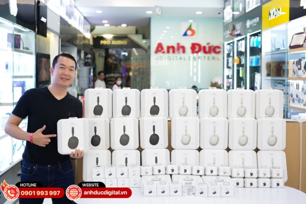Tại Anh Đức Digital, bạn dễ dàng chọn mua tai nghe chụp tai Sony phù hợp với âm thanh chất lượng và giá hấp dẫn