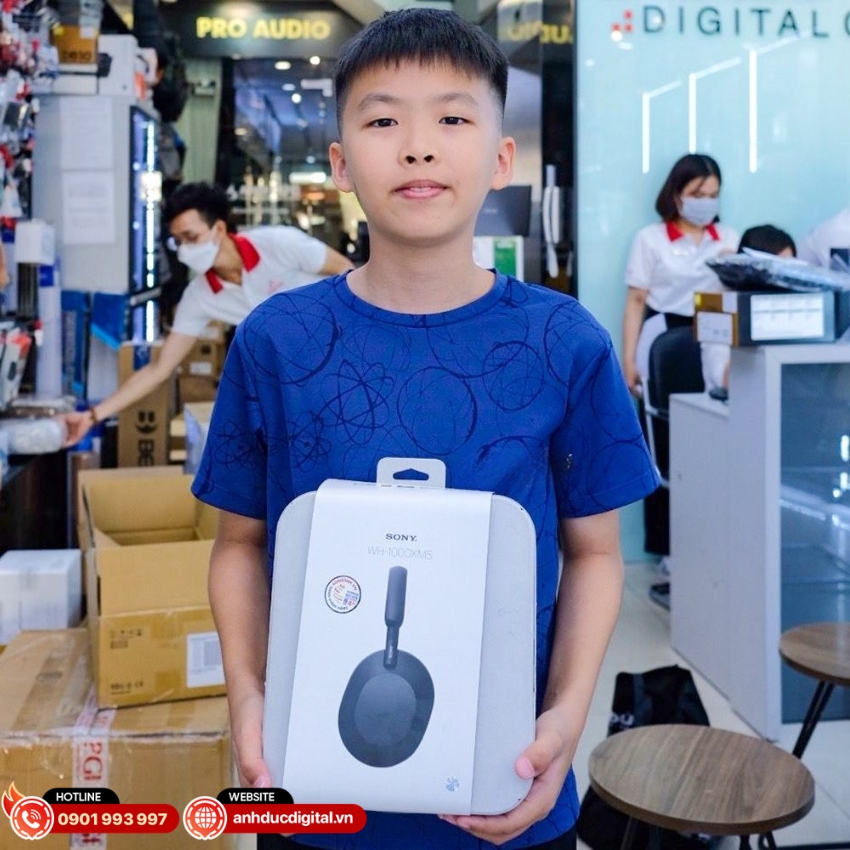 Anh Đức Digital là điểm đến mua sắm tai nghe chụp tai Sony uy tín, đảm bảo chất lượng và hậu mãi tốt