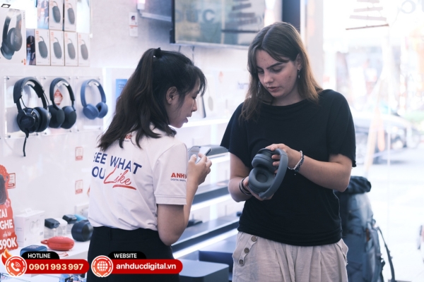 Đến với Anh Đức Digital để được tư vấn kỹ càng và nhận ưu đãi khi mua tai nghe chụp tai Sony chính hãng