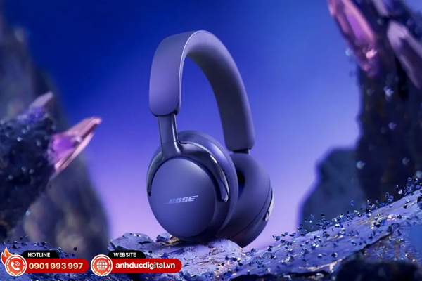 Bose QuietComfort Ultra Headphones 2 là tai nghe không dây có mic với chống ồn Ultra hiệu quả cho âm thanh trong trẻo và thoải mái