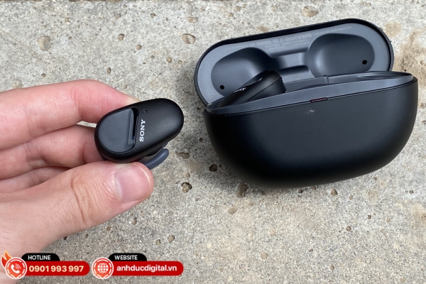 Tai nghe Sony WF-SP800N mang đến trải nghiệm âm nhạc sống động suốt cả ngày với pin lâu