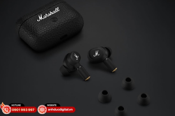 Tai nghe Marshall Motif II ANC mang đến âm nhạc rõ nét trong môi trường ồn ào với thiết kế gọn nhẹ và pin bền