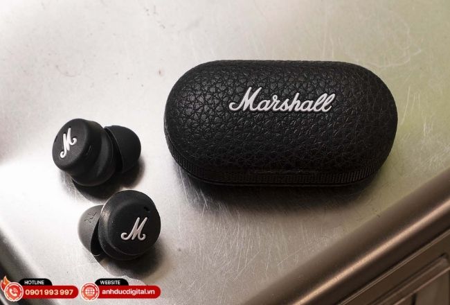 Tai nghe nhét tai cơ bản của Marshall, dễ dùng, bền bỉ và ổn định cho nhu cầu hằng ngày.