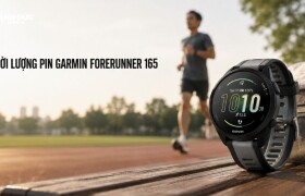 Thời lượng pin Garmin Forerunner 165 có đủ để chạy marathon?