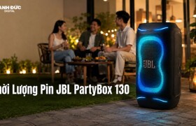 Thời lượng pin JBL PartyBox 130 tối đa bao nhiêu giờ?