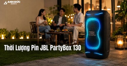 Thời lượng pin JBL PartyBox 130 tối đa bao nhiêu giờ?