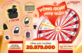 THAM GIA VÒNG QUAY MAY MẮN - TỔNG GIÁ TRỊ QUÀ TẶNG 20.979.000