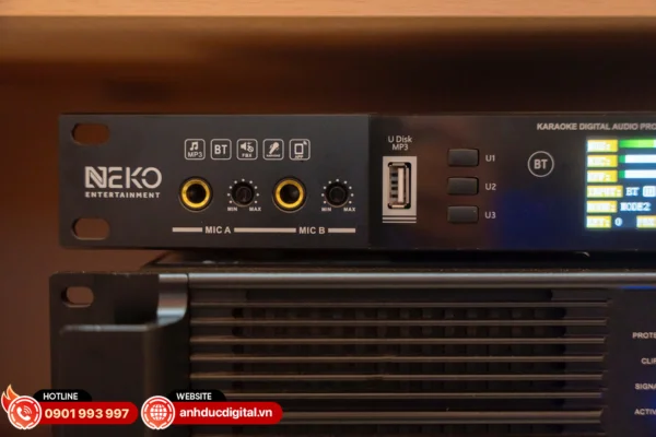 Vang số Neko DK3000 xử lý âm thanh chính xác, giúp chất âm ổn định và mượt mà trong mọi khung giờ