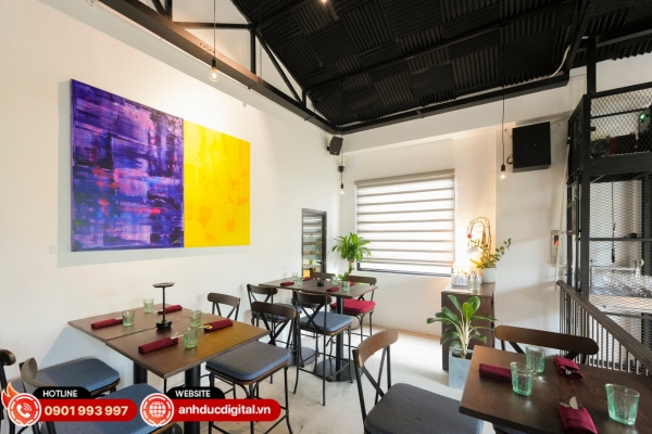 Dự án lắp đặt hệ thống âm thanh Wine Bistro do Anh Đức Audio tư vấn và thi công