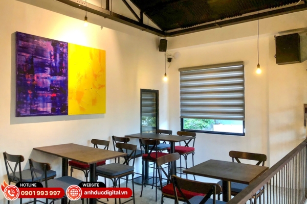 Hệ thống âm thanh Gụ Wine Bistro