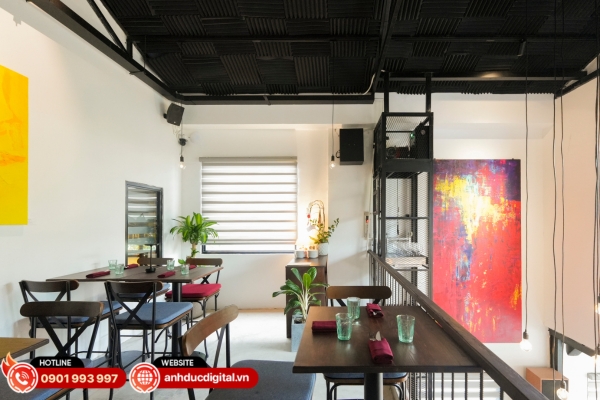 Âm thanh trong Wine Bistro cần tinh tế để phù hợp thưởng rượu và trò chuyện