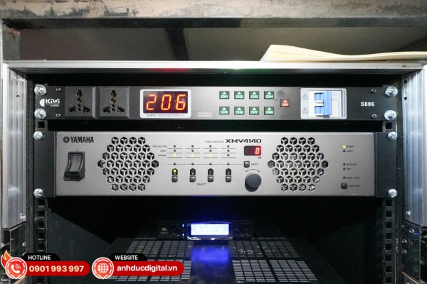 Yamaha XMV4140 cung cấp công suất ổn định cho hệ thống loa background music