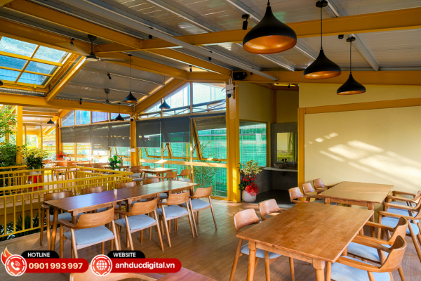 Hệ thống âm thanh Phương Long Coffee - Restaurant do Anh Đức Audio triển khai, mang đến giải pháp âm thanh tối ưu cho không gian café - nhà hàng