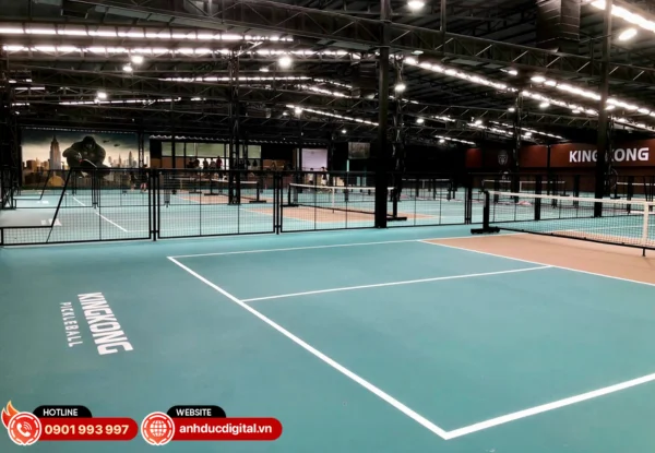Hệ thống âm thanh KingKong Pickleball hoạt động ổn định, phủ đều toàn sân, thông báo rõ ràng và nâng cao trải nghiệm người chơi