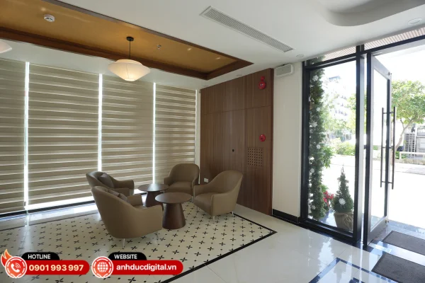 Hệ thống âm thanh ROLLINGTON APARTMENT & HOTEL cần đảm bảo phủ âm đồng đều, giảm vang dội và mang lại chất âm tự nhiên