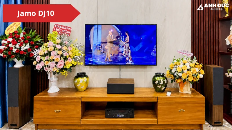 Hệ thống âm thanh Jamo DJ10 phù hợp cho phòng khách gia đình