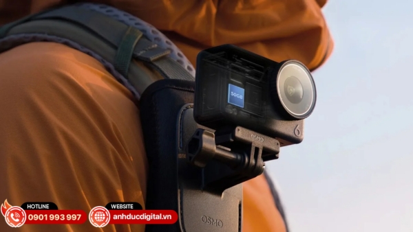 “DJI Osmo Action 6 dung lượng lớn, hỗ trợ thẻ nhớ và xuất video trực tiếp sang điện thoại/laptop