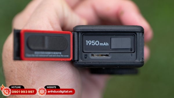 DJI Osmo Action 6 pin dung lượng lớn, quay liên tục đến 4 giờ