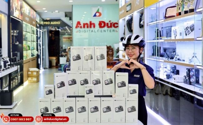 DJI Osmo Action 5 Pro giữ khung hình ổn định khi xoay chuyển mạnh.