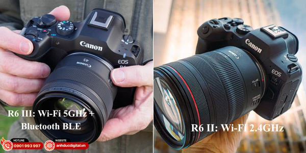 Chống rung 5 trục IBIS của R6 III hoạt động mượt mà hơn, hỗ trợ Movie Digital IS khi quay handheld