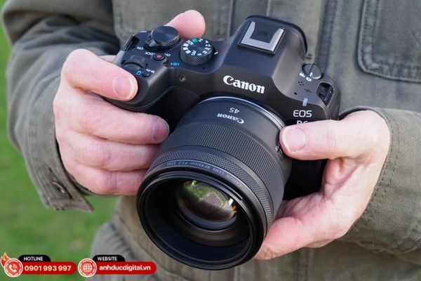 R6 III kết hợp RF 45mm f/1.2 STM – hiệu năng mạnh, bokeh đẹp, linh hoạt tối đa