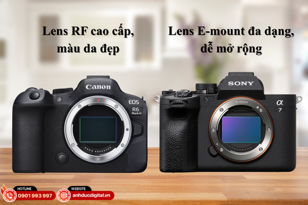 Canon giữ bản sắc màu sắc riêng – Sony mở rộng hệ lens vô tận. Cả hai đều là “vũ trụ sáng tạo” riêng biệt