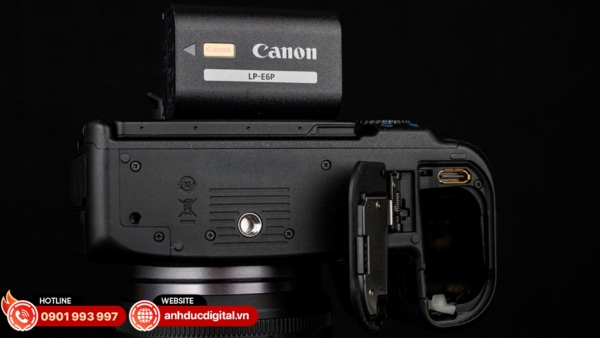 Canon EOS R6 Mark III sử dụng pin LP-E6P có dung lượng cao