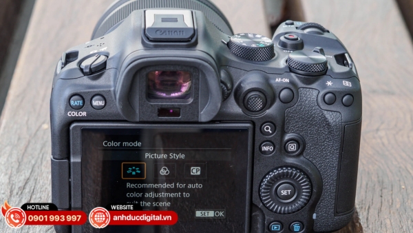 Nút Rate cho phép chọn trực tiếp các chế độ màu