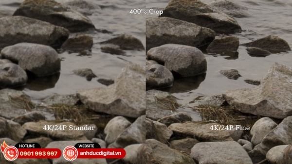 Máy có thể quay video RAW 7Kp60 (nhẹ) và video RAW open gate 7Kp30