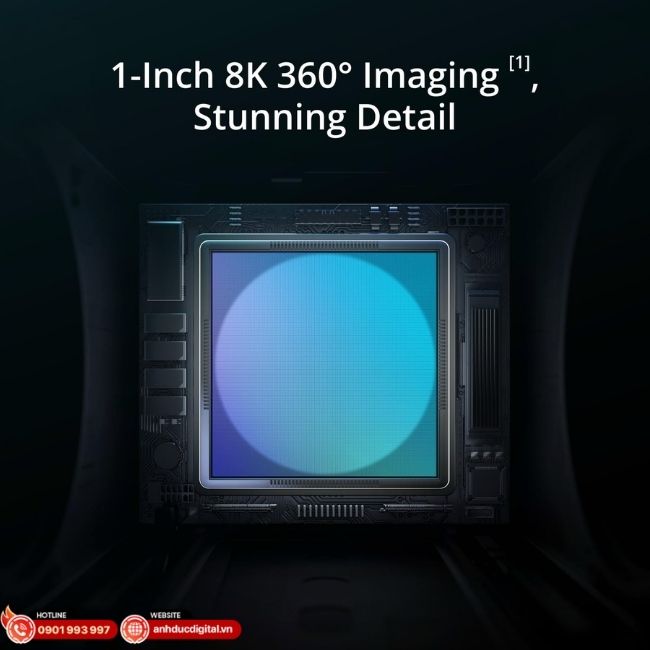 Cụm camera kép với cảm biến 1-inch giúp DJI Avata 360 thu sáng vượt trội và tái tạo chi tiết hoàn hảo