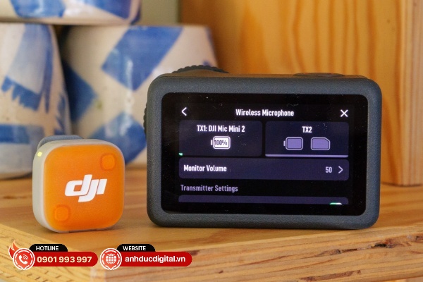 Bộ thu của DJI Mic Mini 2 tương thích với tất cả các dòng máy quay trong hệ sinh thái OsmoAudio