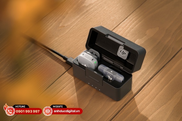 Phiên bản hộp sạc dành cho bộ thu di động của DJI Mic Mini 2