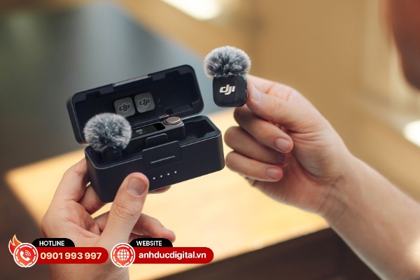 DJI Mic 3 được trang bị hai chế độ kiểm soát độ lợi thích ứng (Adaptive Gain Control)