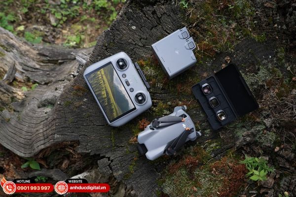 DJI Mini 5 Pro có bộ nhớ 42GB và Wi-Fi 6, giúp lưu trữ và chia sẻ file nhanh chóng mà không cần thẻ nhớ hay tay cầm