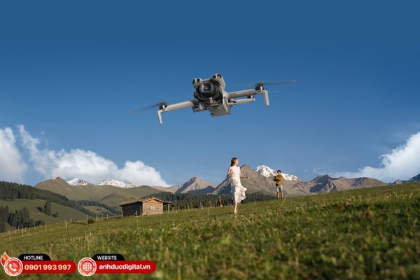DJI Mini 5 Pro quay 4K/120fps HDR, khung hình mượt mà và màu sắc chuẩn điện ảnh.