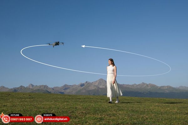 Hệ thống ActiveTrack 360° AI trên DJI Mini 5 Pro giúp drone theo dõi chủ thể mượt mà và chính xác trong mọi tình huống