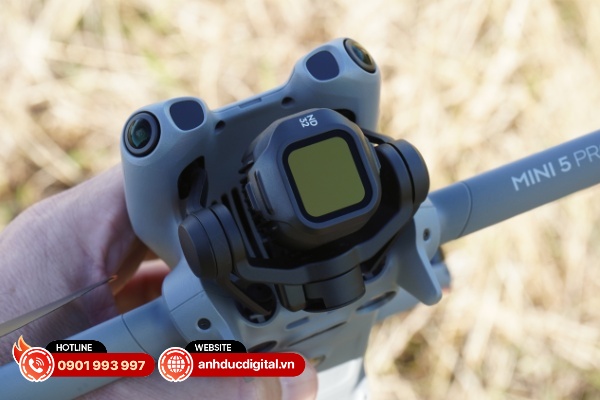DJI Mini 5 Pro sở hữu cảm biến CMOS 1-inch lớn hơn với khả năng ghi hình được cải tiến