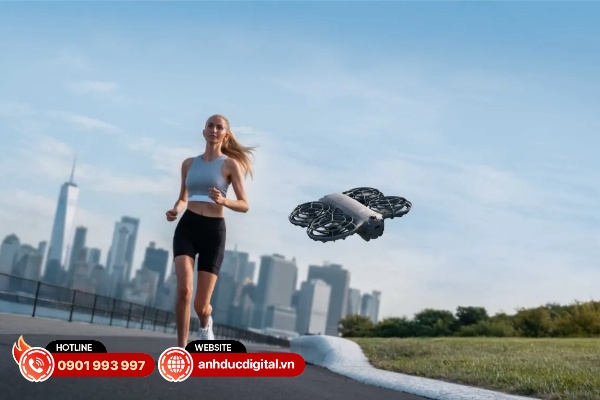 DJI Neo 2 được trang bị viên pin có dung lượng lớn hơn, tăng thời lượng pin tối đa là 19 phút