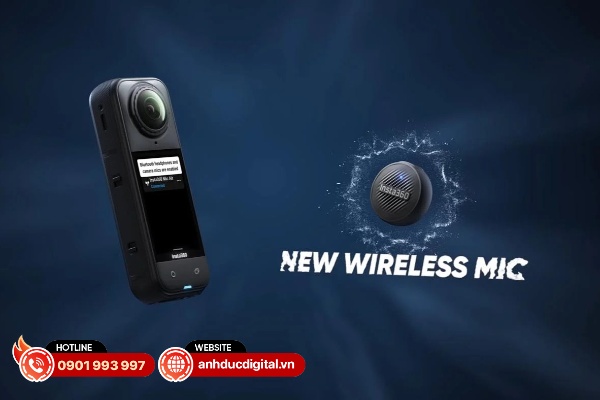 Để bắt kịp DJI, Insta360 cũng ra mắt dòng micro không dây Mic AIr