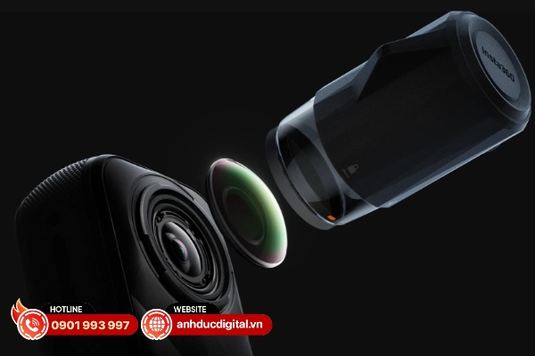 Insta360 X5 có thể thay thé ống kính nếu bị trầy xước