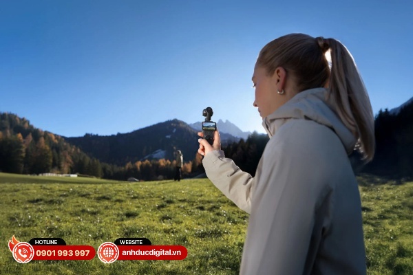 Pocket 4 có thể chụp ảnh tĩnh với độ phân giải hình ảnh tối đa là 37MP so với chỉ 9.4MP trên Pocket 3.