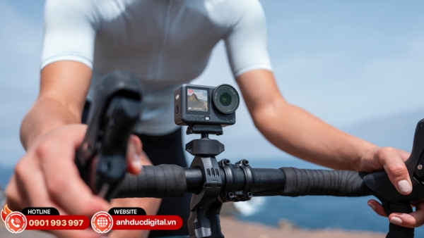 Cảm biến vuông 1/1.1-inch giúp DJI Osmo Action 6 thu sáng tốt hơn và cho hình ảnh rõ nét vượt trội trong mọi điều kiện