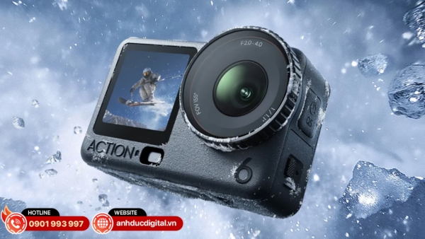 DJI Osmo Action 6 hoạt động ổn định trong nhiệt độ -20°–45°C phù hợp quay ngoài trời khắc nghiệt
