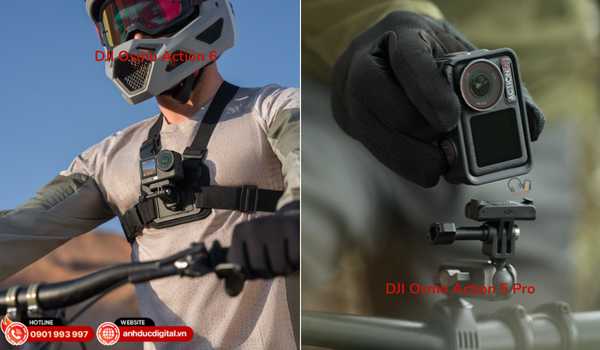 DJI Osmo Action 6 và Action 5 Pro – hai mẫu camera hành động nổi bật nhất hiện nay