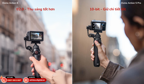 Khả năng ghi hình khi ánh sáng giảm – yếu tố quan trọng với camera hành động