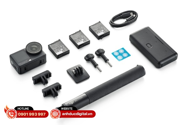 Combo DJI Osmo Action 6 với đầy đủ phụ kiện
