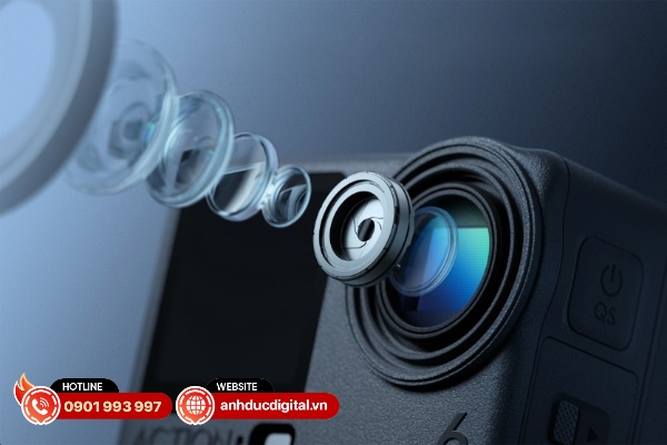 Osmo Action 6 lần đầu được trang bị hệ thống khẩu độ cơ học có khả năng thay đổi