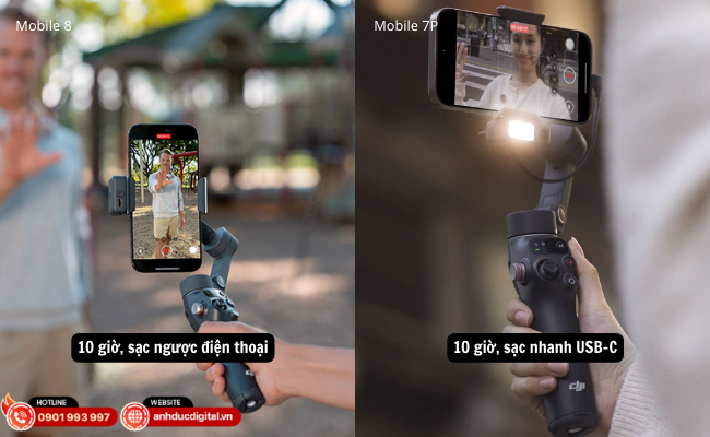 Mobile 8 hỗ trợ sạc ngược, còn 7P có sạc nhanh qua USB-C – lựa chọn nào cho bạn?