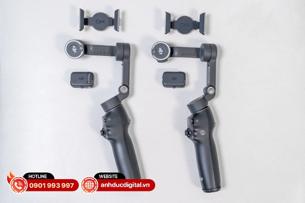 DJI Osmo Mobile 8 sở hữu thiết kế gần như tương tự với khuôn mẫu của DJI Osmo Mobile 7P